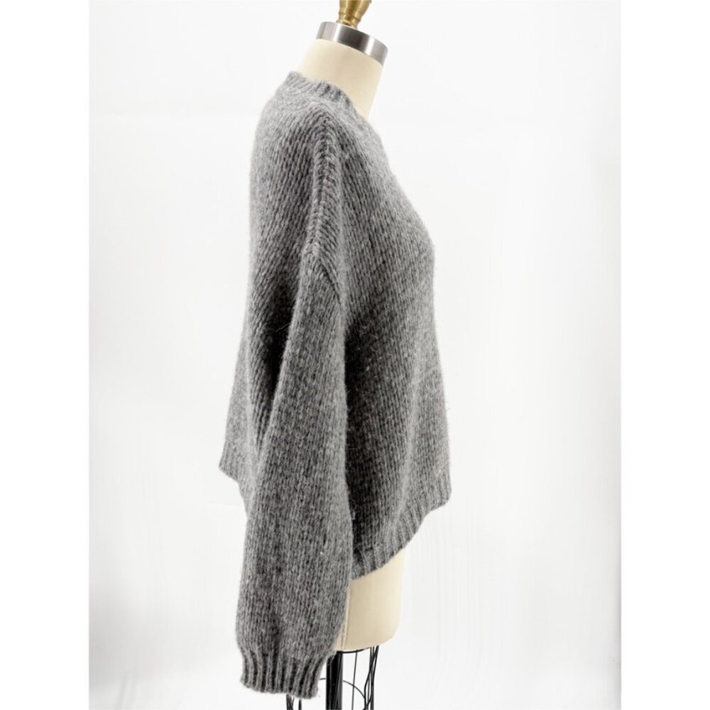 Roberto Collina Alpaca Sweater  L Women Color: GRIGIO A4718 - Picture 3 of 10